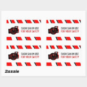 sticker 'Dash Cam in Use' (Vel)