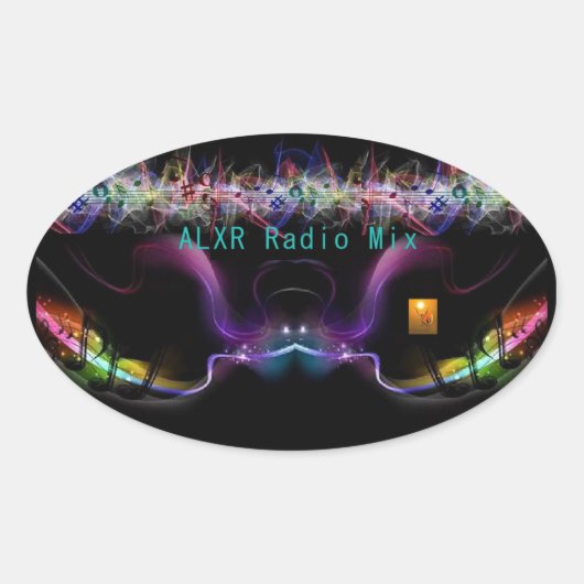 Sticker Decal Radio Logo (Voorkant)