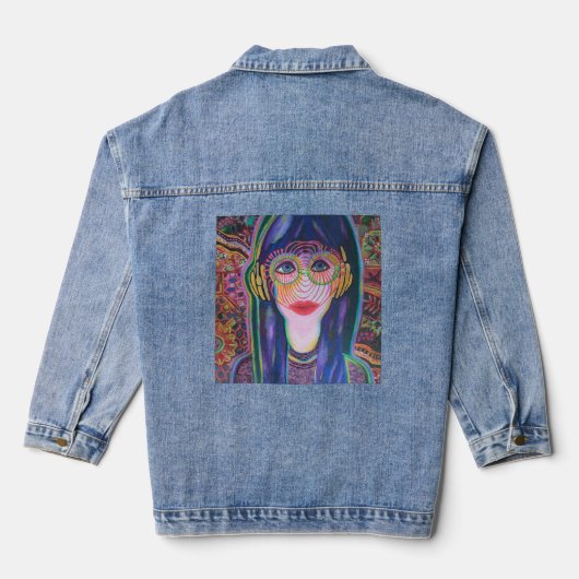 Sticker Denim Jacket (Achterkant)