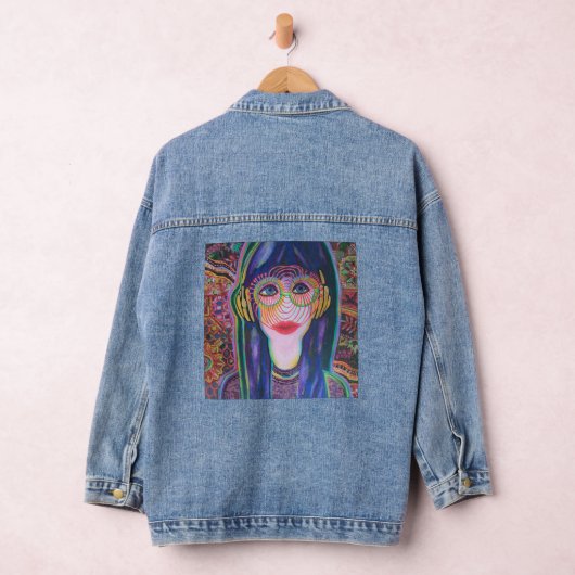 Sticker Denim Jacket (Hangar)