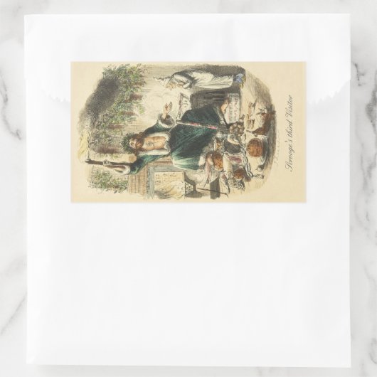 Sticker Derde bezoeker van Scrooge (Tas)