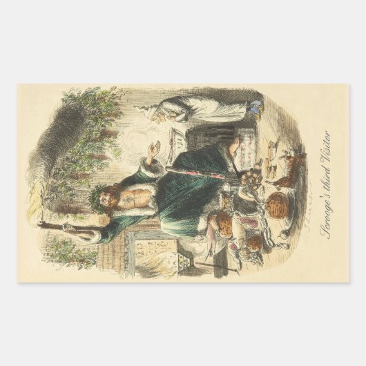 Sticker Derde bezoeker van Scrooge (Voorkant)