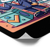Sticker Design Trending Stem Als Een Baas Sticker Poster (Hoek)