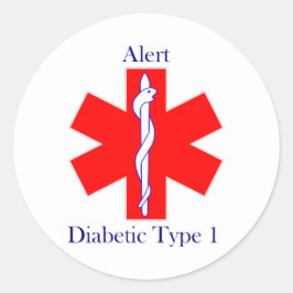 Sticker Diabetisch type 1