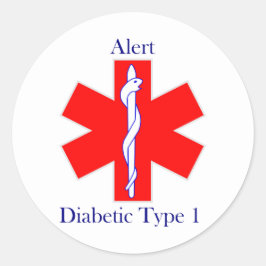 Sticker Diabetisch type 1