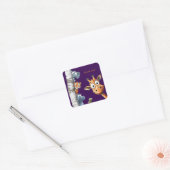 Sticker Dierentuin Dieren Verjaardag Bedankt Peek- (Envelop)