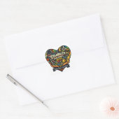 Sticker 'Disability Pride 2026 Hart' (Envelop)