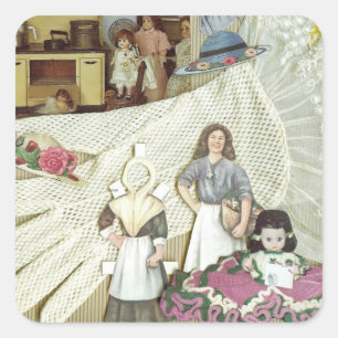 Sticker dolls