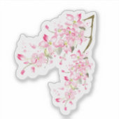 Sticker✩Doodles™ | Kersenbloesem Sticker (Voorkant)