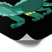 Sticker drager met vuurvaste wonden, klassiek poster (Hoek)