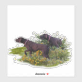 Sticker Duitse Shorthaired Pointers (Vel)