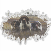 Sticker Duitse Shorthaired Pointers (Voorkant)