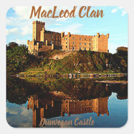 Sticker Dunvegan Castle van de Schotse MacLeod Cla