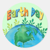 STICKER Earth Day (Voorkant)