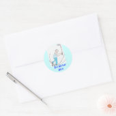 Sticker Echte Mannen spelen Golf!!! (Envelop)