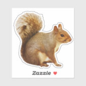 Sticker eekhoorn (Vel)