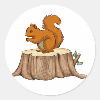 Sticker eekhoorn