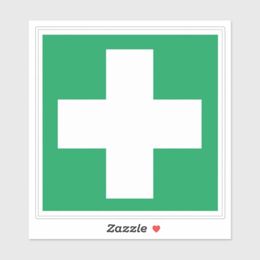 Sticker eerste steunsymbool (Vel)