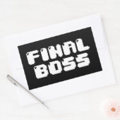 STICKER EINDBOSS RECTANGULAR (Envelop)