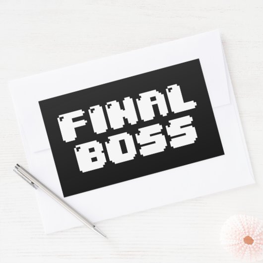 STICKER EINDBOSS RECTANGULAR (Envelop)