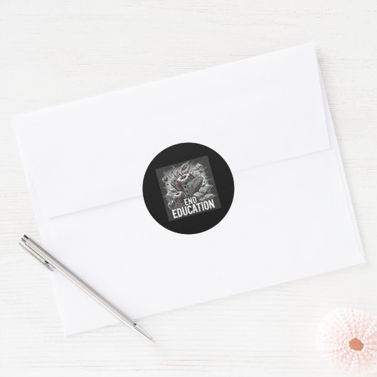 Sticker Eindonderwijs (Envelop)