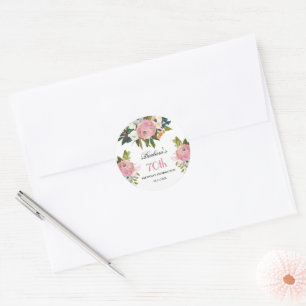 STICKER Elegant Handgeschilderde Bloemen 70ste Ver