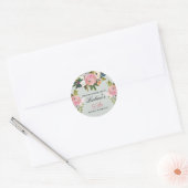 STICKER Elegante handgeschilderde bloemen 85ste ve (Envelop)