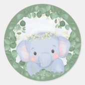 STICKER ENVELOPE'SEAL : BABY ELEPHANT (Voorkant)
