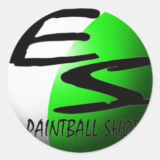 sticker ES paintball green