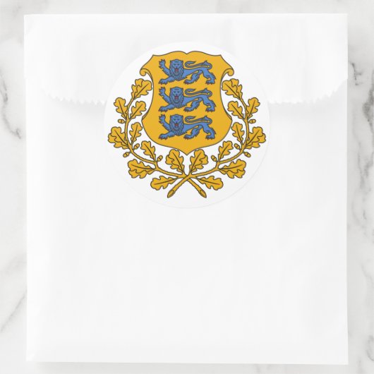 Sticker - Estonian Crest/Eesti Vapp (Tas)