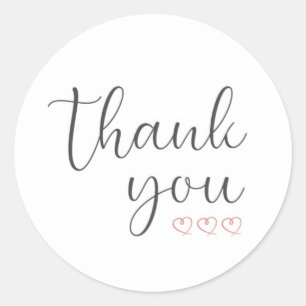 Sticker / Etiquette autocollante Hartelijk dank