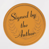 Sticker 'Exemplaar gesigneerd door auteur' (Design 1)