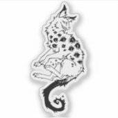 Sticker "Eyed beast" (Voorkant)