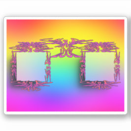 STICKER Fancy bril KIJKEN