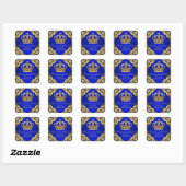 Sticker Favor voor Prince Baby Shower (Vel)