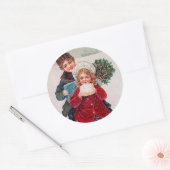 Sticker feestmaal kinder kerst feestdag (Envelop)