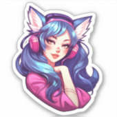 Sticker Feline Enigma (Voorkant)