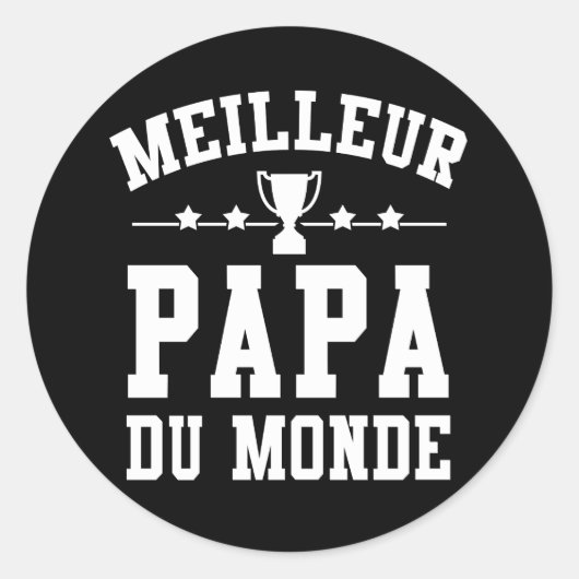 Sticker Festival of Fathers - Beste Papa uit de We (Voorkant)