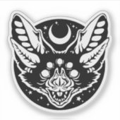 Sticker - "Five-Eyed Bat" (Voorkant)