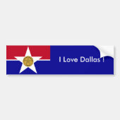 Sticker Flag of Dallas, Verenigde Staten (Voorkant)