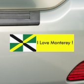 Sticker Flag of Monterey, Californië, Verenigde St (Op auto)