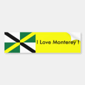 Sticker Flag of Monterey, Californië, Verenigde St (Voorkant)