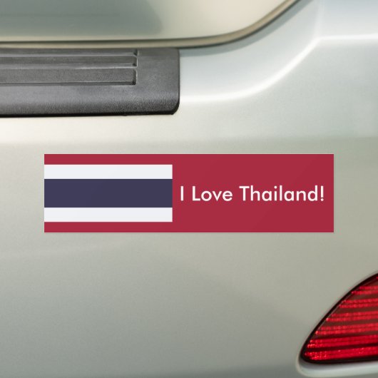Sticker Flag of Thailand (Op auto)