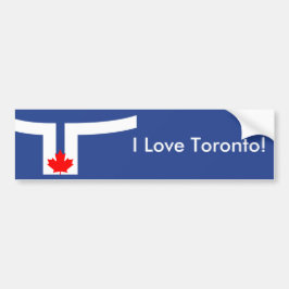 Sticker Flag of Toronto, Canada