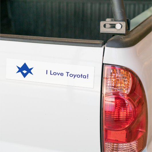Sticker Flag of Toyota City, Japan (Op Truck)