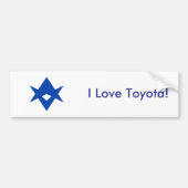 Sticker Flag of Toyota City, Japan (Voorkant)