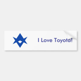 Sticker Flag of Toyota City, Japan