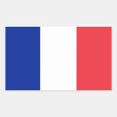 Sticker "Franse vlag". (Voorkant)