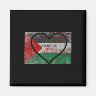 Sticker Free Palestine Now Magneet