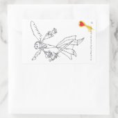 Sticker, Gage's Heaven Worrior #1 Rechthoekige Sticker (Tas)